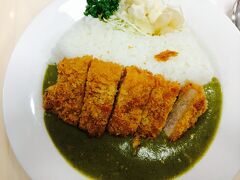 １３時も過ぎてお腹も減ってきましたので、続いて二階のレストラン。

名物ダムカレーを頂きましたが、まさかのグリーンカレーです。
水の色を表現するためだと思われますが、富山のこんな山奥でタイ料理とは驚きです。でも、辛さは抑え目。

ただ、このレストラン、混雑時は場所の確保が大変です。
せめて並ぶ列を作ればと思ってしまいます。