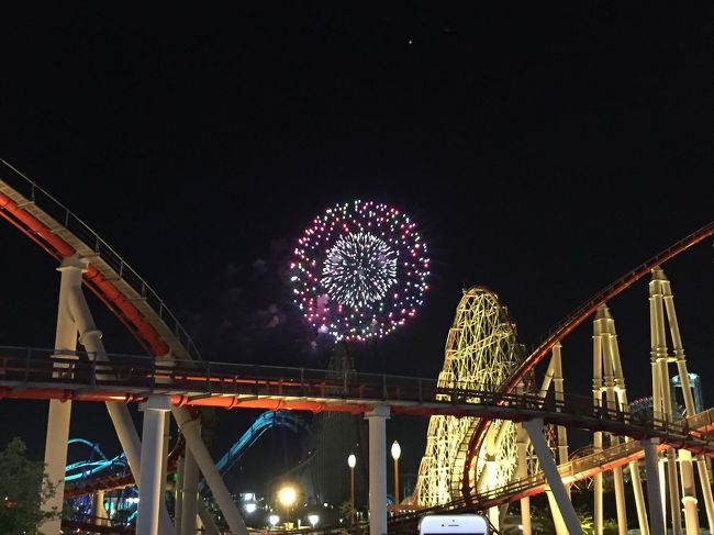 長スパの<br />アウトレットで<br /><br />矢場とんのトンカツを頂き、<br /><br />花火まで堪能！