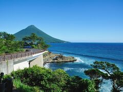 ビューポイントからの開聞岳。
海と空は蒼く素晴らしい場所です。

せびら自然公園、小さな公園です。