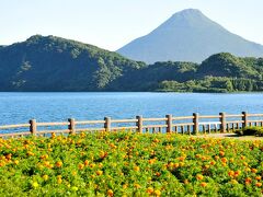 池田湖からの開聞岳。
ここも素晴らしい景色です。