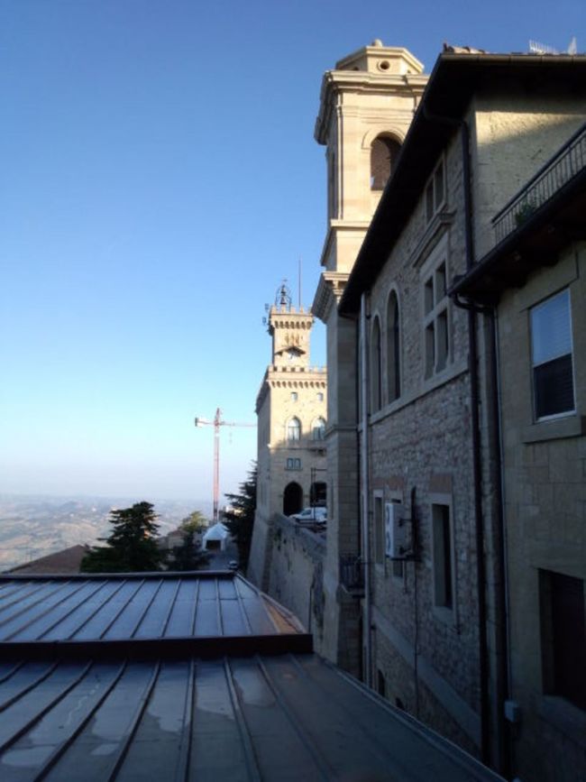 ホテルの部屋から。