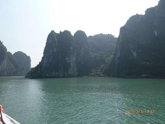 食事に時間を取り過ぎてしまいました。<br />もっと早く甲板に出ればよかった。