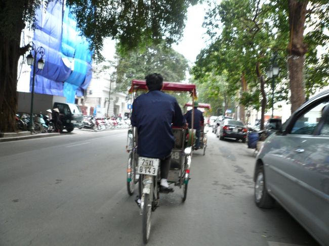 楽しみにしていたシクロに乗車です。