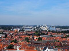 40分程並び、鐘楼に登りました！ブルージュを一望できました☆

