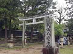 手向山八幡宮で　お参り

