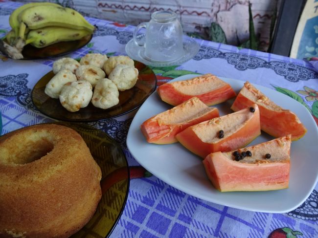 バヘリーニャス3日目。<br />朝起きて、朝食に向かうと日本から来たIさんと出会った。昨日到着してバヘリーニャスには2泊するとのこと。<br />朝食を済ませた後、一緒に付近の散歩にでかけた。