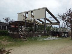 ホテルに着きました。

フサキリゾートヴィレッジです。

ホテルのBBQレストランが〜。
