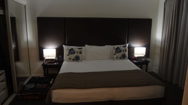 ベッドも大きい。