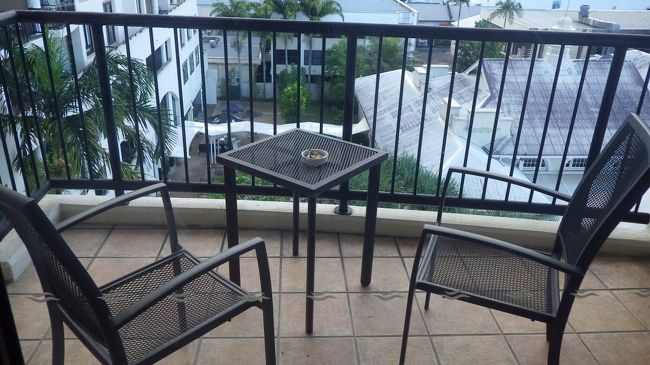 ベランダです。タバコは吸えます。<br />