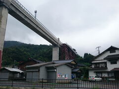 14：33　餘部鉄橋到着