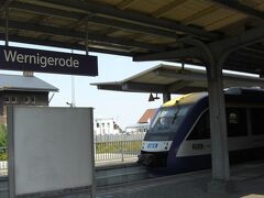 予定通り着きました。

Wernigerode駅

