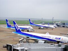 羽田の第2ターミナル展望デッキから。

もともとそんなに頻繁に飛行機は乗ってないけど、だいたい第1ターミナルのほうだったので、新鮮！！青ばっかり！