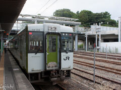 時間通りにいわき駅に到着、15:42分発の磐越東線に乗車して帰省します