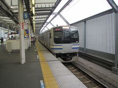 武蔵小杉駅にて。逗子ゆき普通。