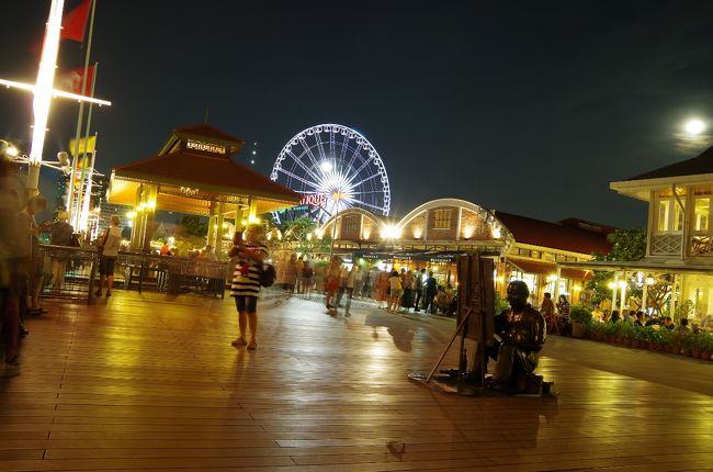 シェムリアップ最終日はゆっくり起床。<br />ちゃんとホテルで朝食もいただきます。<br />空港に行く途中で初日にオーダーした靴をピックアップして、楽しかったシェムリアップ旅行ともサヨナラです。<br /><br />バンコク・ドンムアンからホテルまでは疲れていたのでタクシー。<br />ホテルついてからはシーロム コンプレックスをふらふらし、ホテル近所で念願のタイマッサージを受け、夜は現地タイ人の友人とその娘さんと待ち合わせてアジアティーク ザ リバーフロントへ。お台場みたいな感じですね。<br />バンコクはバンコクでゆっくり巡りたいです。<br /><br />超早朝便で日本に帰国のため、ホテルでタクシーを手配。<br />高速代込みで500バーツと流しのタクシーより高いけど、女一人深夜・早朝のタクシーはあまり安全ではないと聞くので安心料です。<br />：訂正：よくよく思い出すと400バーツだったかも・・・500バーツ予算考えてて、ホテルで実際値段聞いて思ったより安いな、と思った記憶が・・・まあ、400〜500バーツ高速代込ってことで。曖昧ですみません。<br />