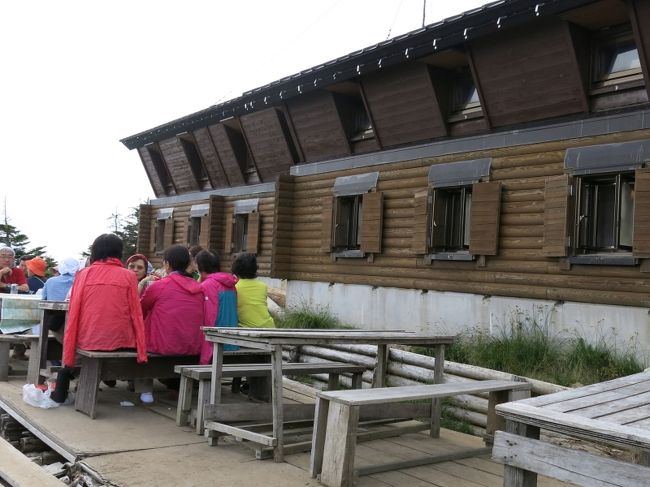 茂みを切り開いて建てたような小屋。<br />テラスはあるが、開放感はあまりない。