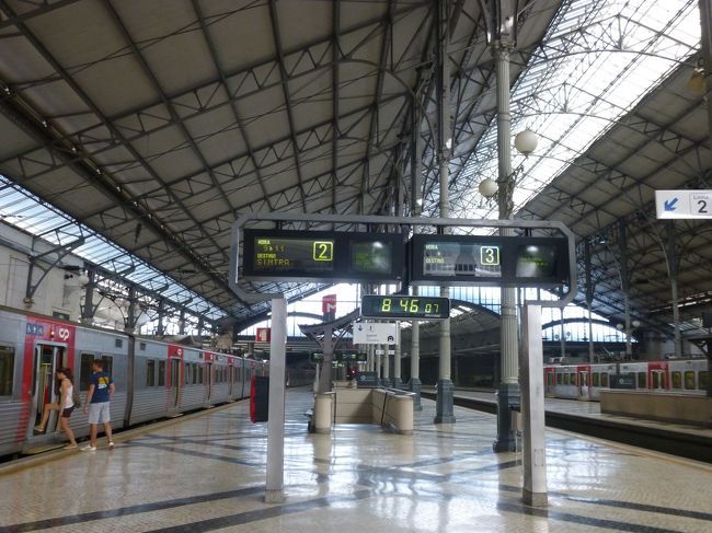 Bilhete Train&amp;Busを購入し(発券代含め€15.5)ホームへ。