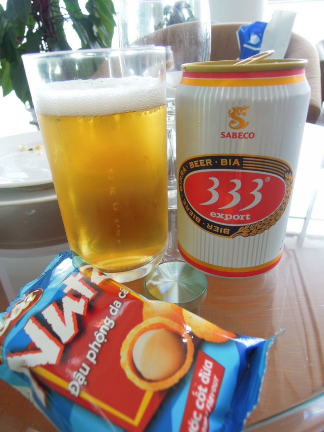 ビールもいただきます。