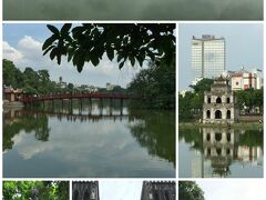 ■伝説の亀

　街をぶらつきながら、伝説の亀がいると   
  いうホアンキエム湖へ。
  巨大亀の剥製があるそうだか、この湖に
  いたとは到底思えなかったので、観るの
  をやめた。

　しかし、とにかく暑い・・・

　後で知ったが、ハノイはそんなに暑いと
  ころではないそうだ。

　いつもは雨男だか、今回は夏男になった
  ようだ。

　余り興味はなかったが、歩き回っている
  とハノイ教会があったので、中を覗こう
  とおもったが、クローズ。
