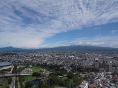 北側の眺め、右に赤城山