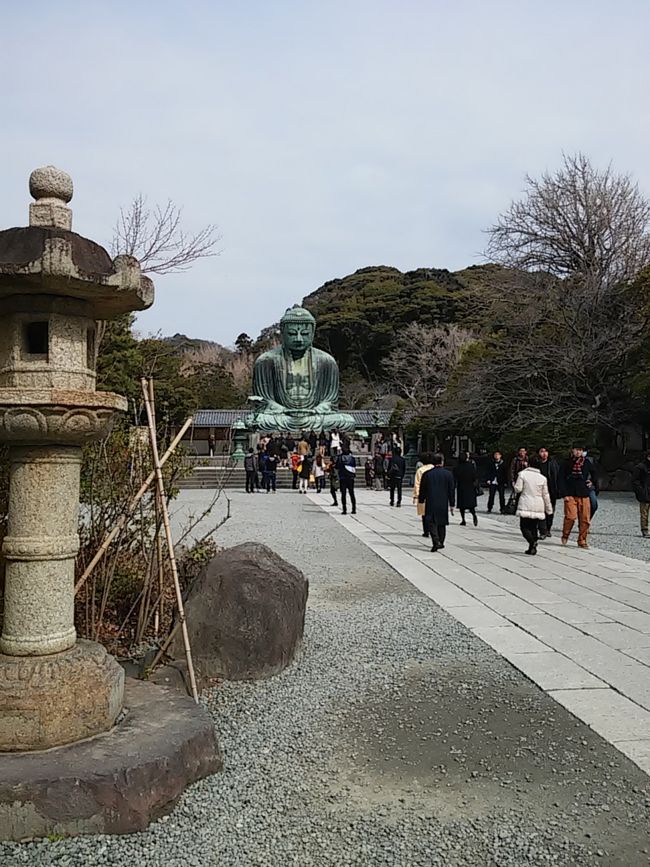 鎌倉は初めて！<br />やっぱり大仏様見なくっちゃね！
