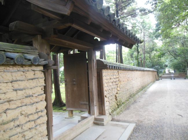 鑑真御廟の土塀