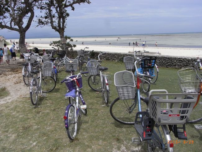 みんなサイクリングするから、<br /><br />ビーチにはチャリがいっぱいなんだよ〜