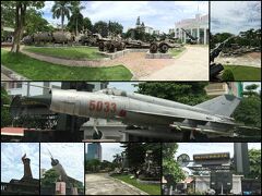 ■微妙・・・・

　撃墜した爆撃の残骸が展示されているＢ５２戦勝博物館へ　
　
　郊外の田園地帯をイメージしていたが、ホーチミン廟から歩いて１０分ほどの
　普通の街中に突然現れた。

　大部分がスクラップとして売られてしまったそうで、1/3程度の残外しか
　残っていないようだ

　この後、ベトナム軍事歴史博物館へ行ったが、昼休みということで入館できず。
　初めてここが社会主義の国だ感じた。