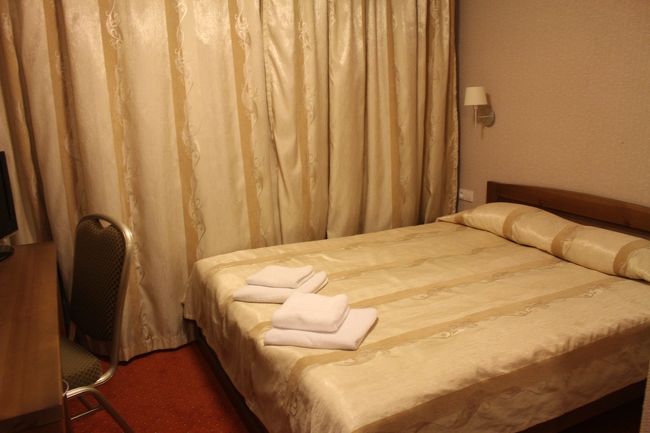 3人部屋もあったのですが、私たちの到着が遅いので部屋は2部屋取りました。<br />娘と近い部屋にして貰いましたが、部屋が狭いシャワーだけのお部屋です。