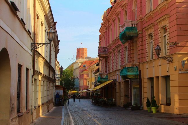 ゲディミナス塔　Gediminas' Tower<br />14世紀、大公ゲディミナスがトラカイからヴィリニュスに遷都した際に、城が築かれた場所です。19世紀に帝政ロシアによりその大部分が破壊され、現在は監視塔として使われていたゲディミナス塔のみが残っています。ここからは新市街と旧市街が一望できます。「下の城」と呼ばれる王宮は、大聖堂のある広場にあります。塔は丘の上に建っており、丘の上にはケーブルカーで上れます。<br /><br />