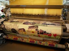 トヨタ産業技術記念館。先輩も私も理系なので、ここは楽しい楽しい。