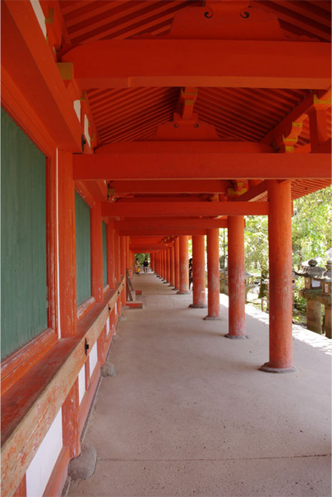 春日大社を紹介する時に出てくる西回廊。<br />うん、見たことあるあるー。