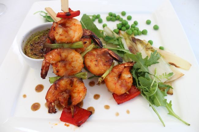 海老の串焼き<br />美味しい〜！