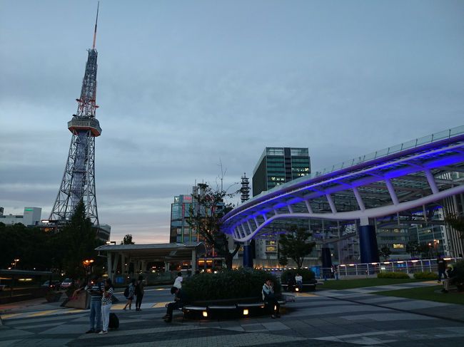 ホテルがある栄エリアを散策。