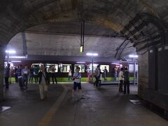 土合駅にて
トンネルの中に駅があり珍しい駅です。