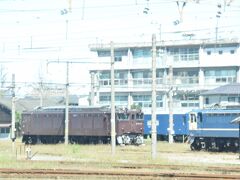 高崎には機関車がたくさん停まっています。