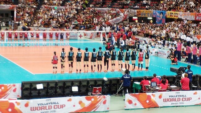 試合開始。<br />試合結果はテレビで放送された通り。<br />がんばって応援したけど残念でした。