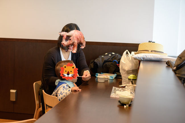 たむすけランチタイム。