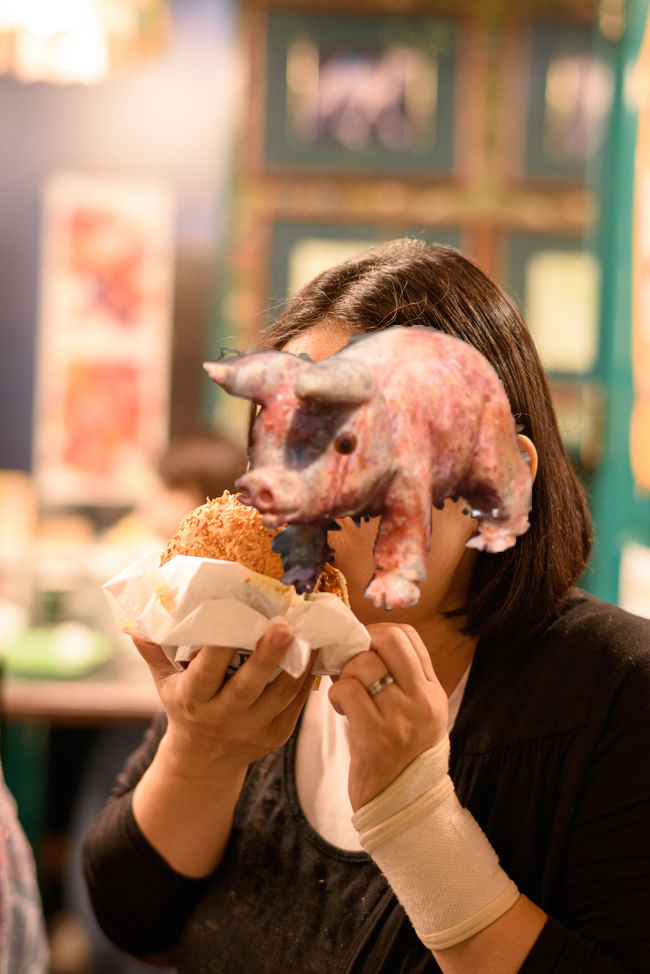 ヨメ子かぶりつく