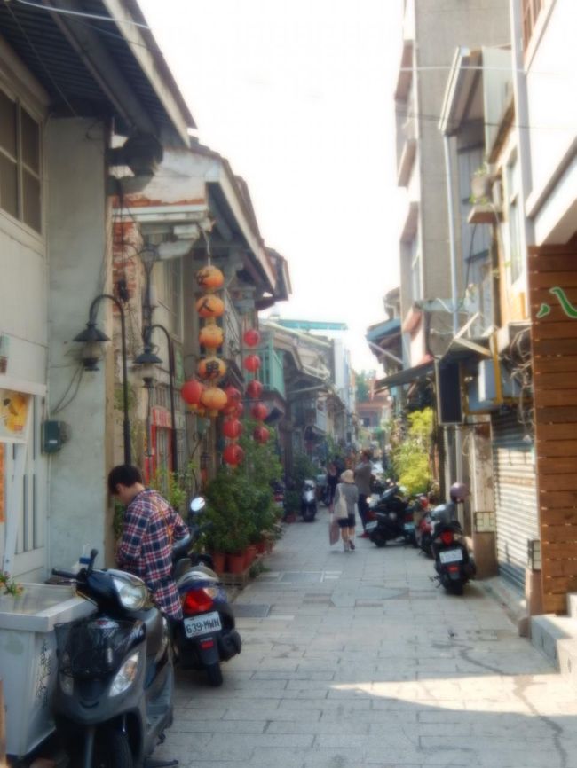 神農老街、狭い道を歩きました