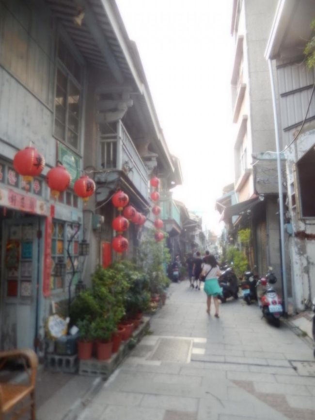 神農老街、夜は風情があるようです