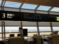 乗る飛行機は長崎行きではありません。
長崎まで直行すれば観光する時間も多く取れるのですが、今回は博多から列車で長崎入りしたかったので福岡行きの朝一番早い便です。