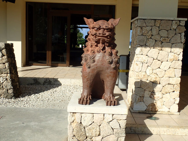 シーサーがお出迎え