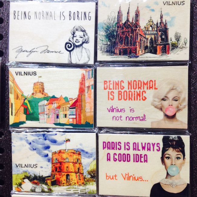 ちなみにこんなお洒落なヴィリニュスに行った記念もあります!(^^)!