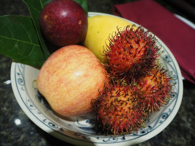 ウェルカムフルーツも！<br />本当に手ごろなホテルなのにサービス良すぎ？！＾＾