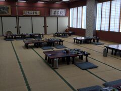 さわだ旅館での朝。

朝食会場です。
