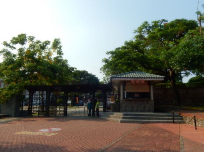 安平古堡入口、入場料は50元