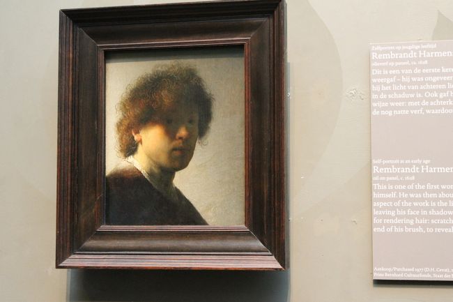 オランダ・アムステルダム国立博物館、絵画。レンブラント自画像