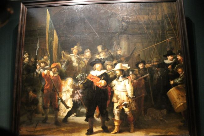 オランダ・アムステルダム国立博物館、絵画、レンブラントの夜警