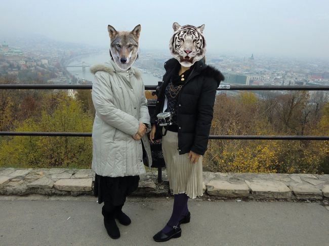 ブダペスト　ゲレルトの丘から